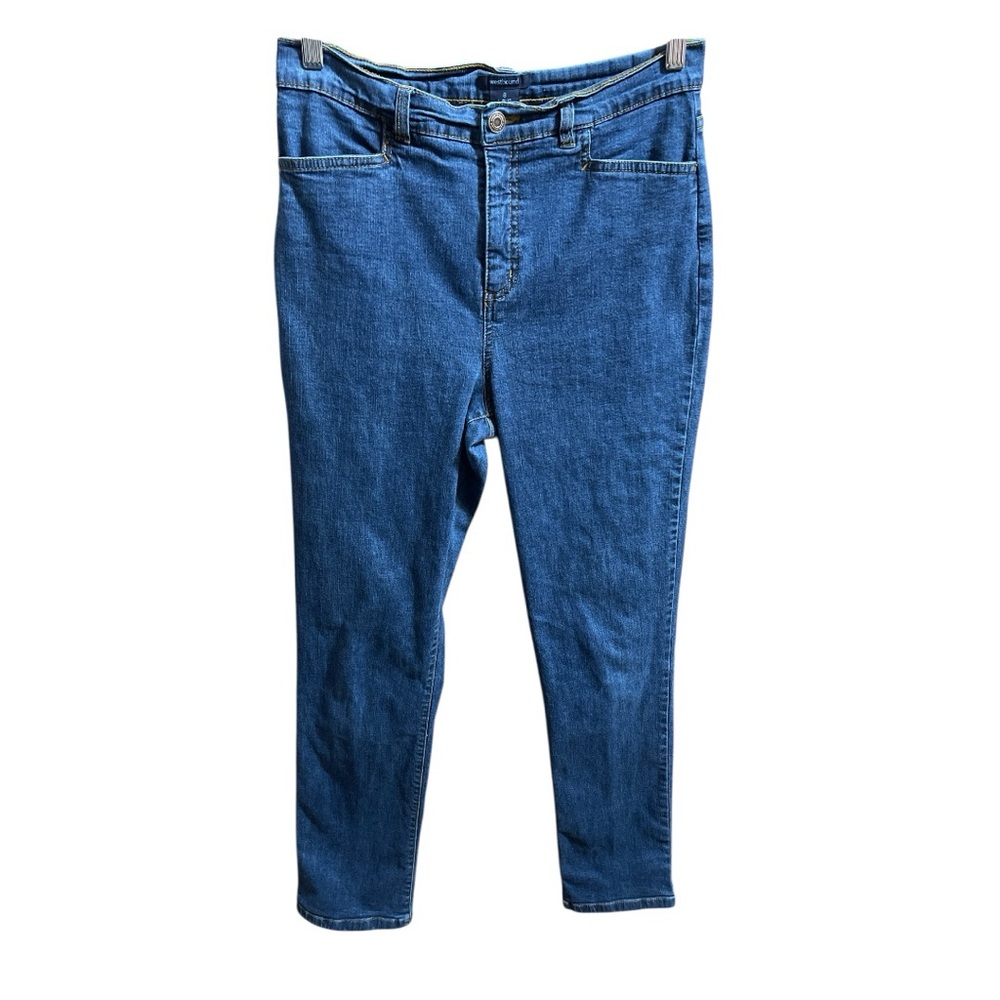 Westbound Women Stretch Denim Jeans Blue Size 8 Long Ranch Casual Preppy Cowgirl
